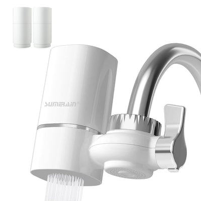 Sumerain Wasserhahn-Montierter Wasserfilter für Küchenspüle, sorgt für gesundes, gereinigtes Wasser