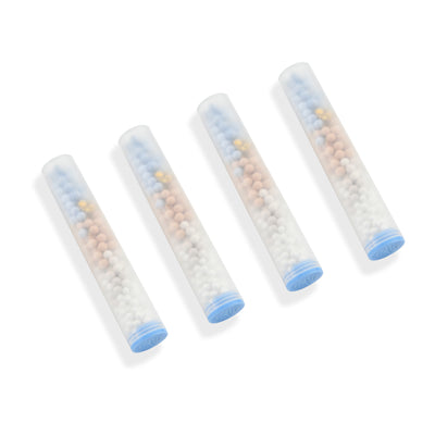 SUMERAIN SP4368-04 Ersatzfilterkartusche (4er-Pack), 4-stufiger Duschfilter Universal-Ersatzkartusche Wasserenthärter entfernt Chlor, Schwermetalle