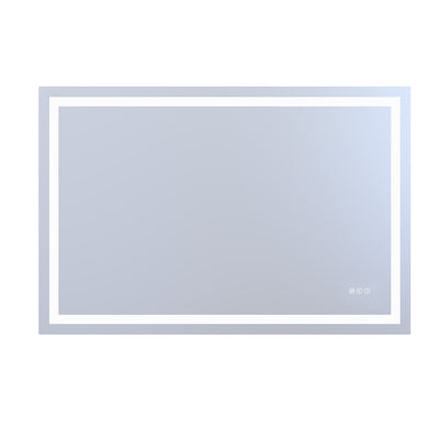Sumerain 48" x 32" LED Badezimmerspiegel – dimmbare Rück- und Vorderbeleuchtung, intelligenter Schminkspiegel, Anti-Beschlag, 3 Farbtemperaturen, Speicherfunktion, gehärtetes Glas, ETL-zertifiziert