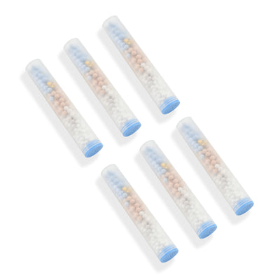 SUMERAIN SP4368-06 Ersatzfilterkartusche (6er-Pack), 4-stufiger Duschfilter Universal-Ersatzkartusche Wasserenthärter entfernt Chlor, Schwermetalle
